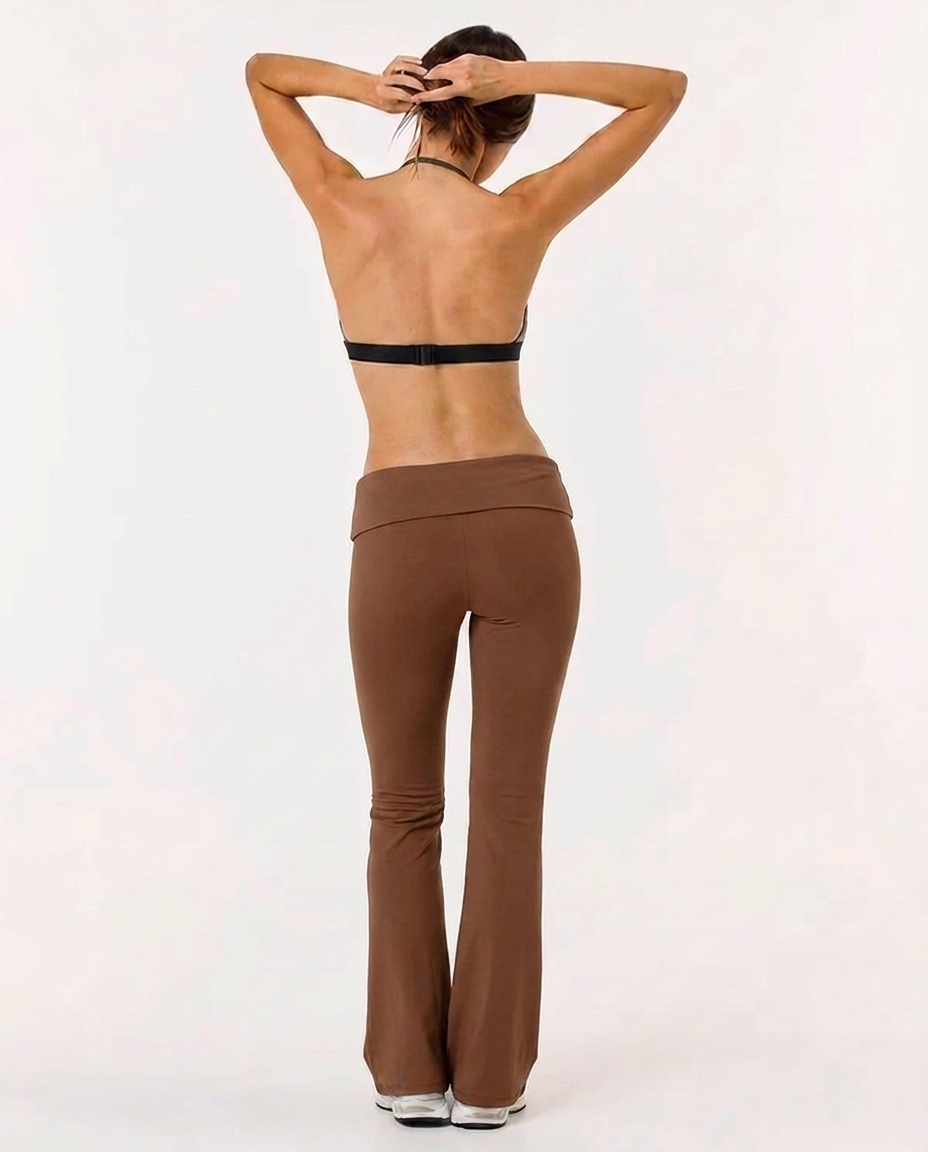 Formella Flare Fold Over Leggings