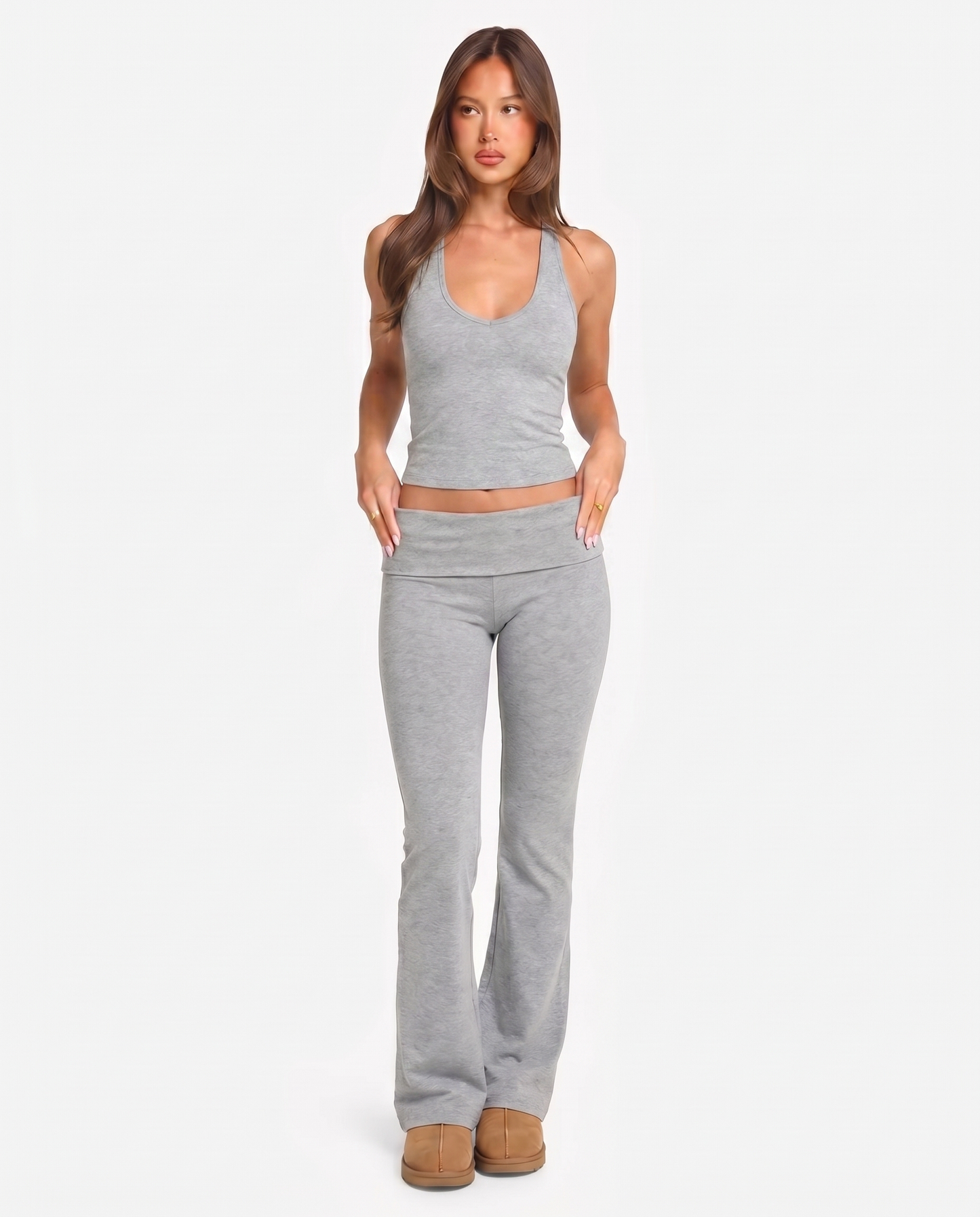 Formella Flare Fold Over Leggings